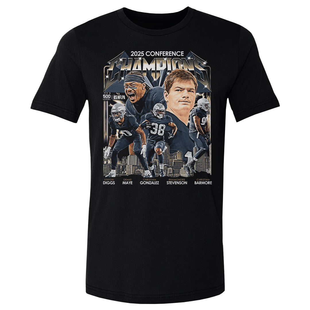 New England Football 2025 Conference Champions Vintage WHT