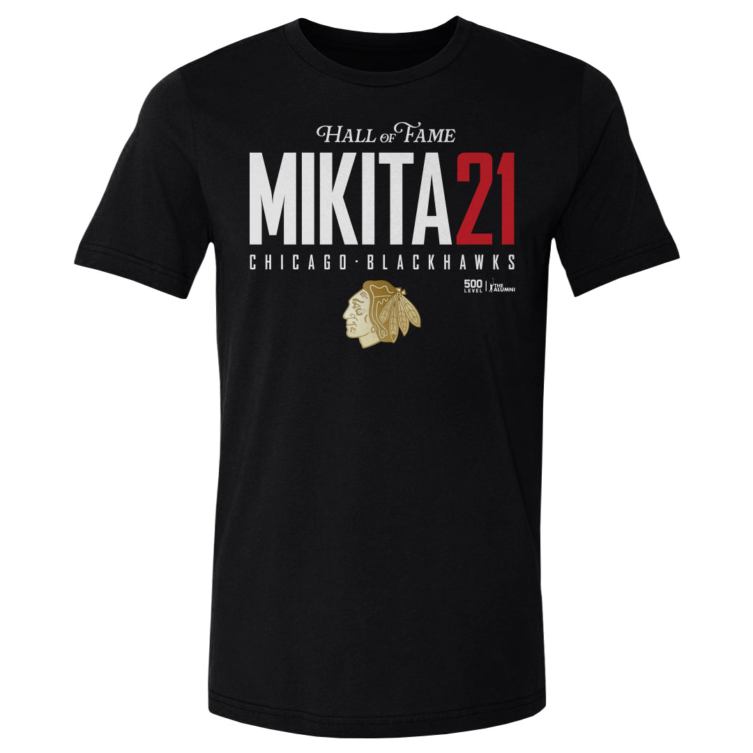 Stan Mikita Chicago Blackhawks H.O.F. Elite WHT