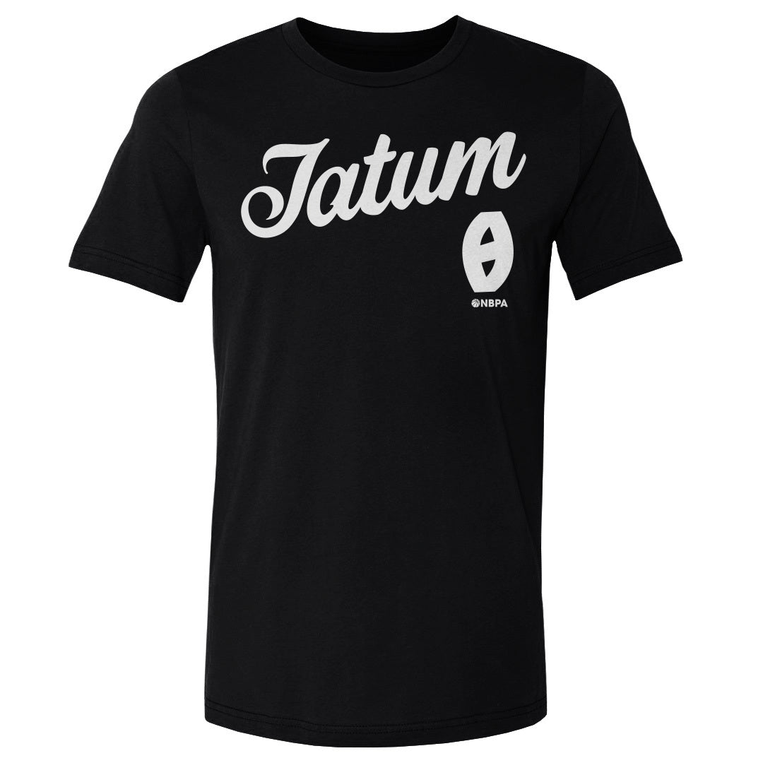 Jayson Tatum Boston Script WHT