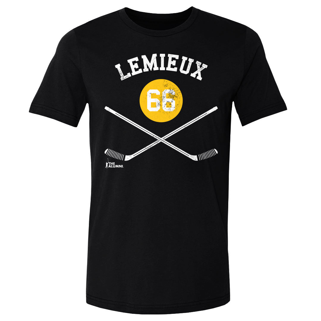 Mario Lemieux Pittsburgh 66 Sticks WHT