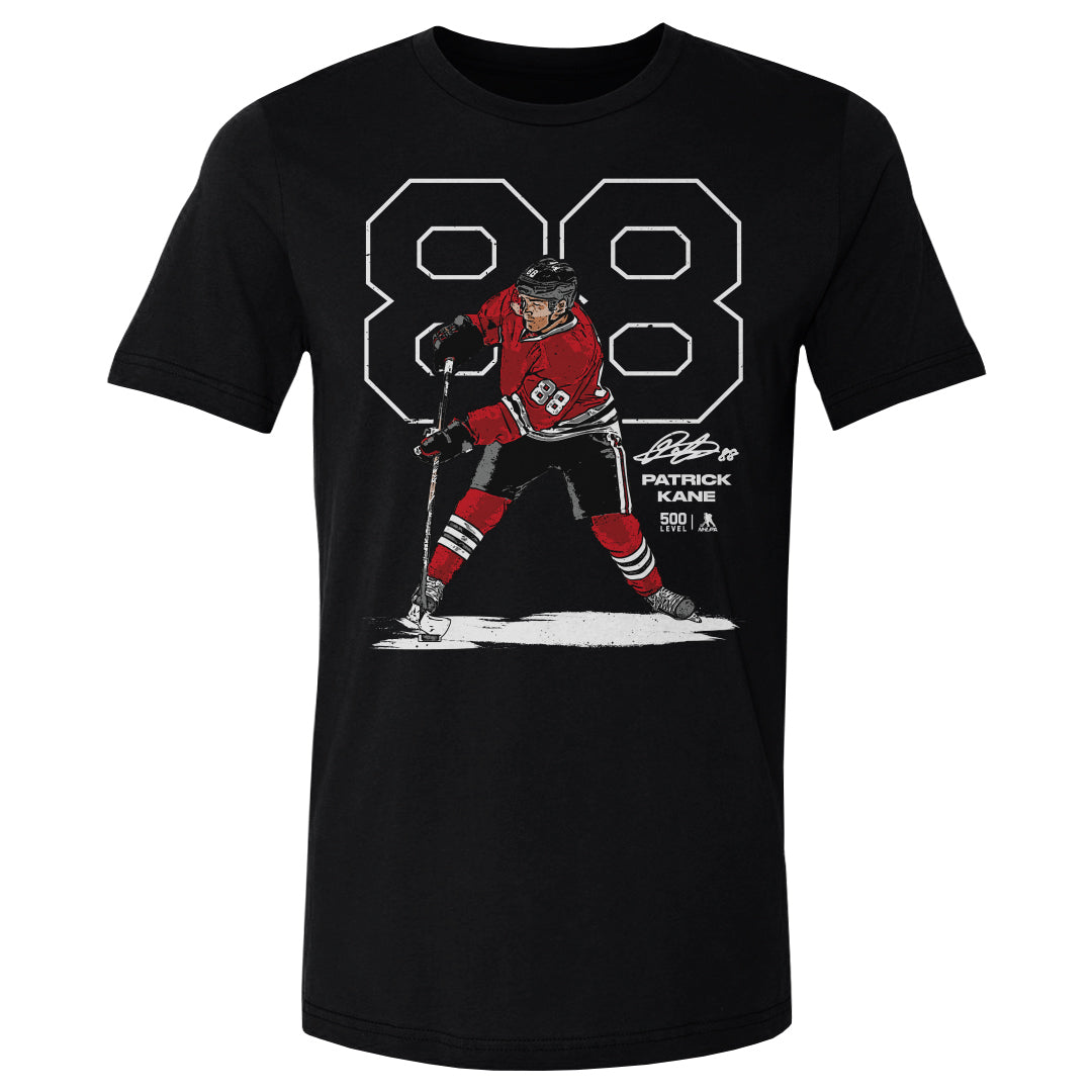 Patrick Kane Chicago Outline WHT