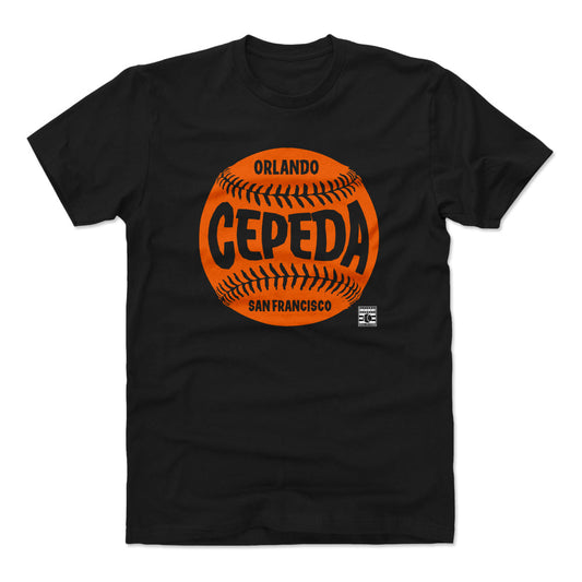 Orlando Cepeda San Francisco Baseball WHT Mens T Shirt 500 Level Officially Licensed Fan Gear