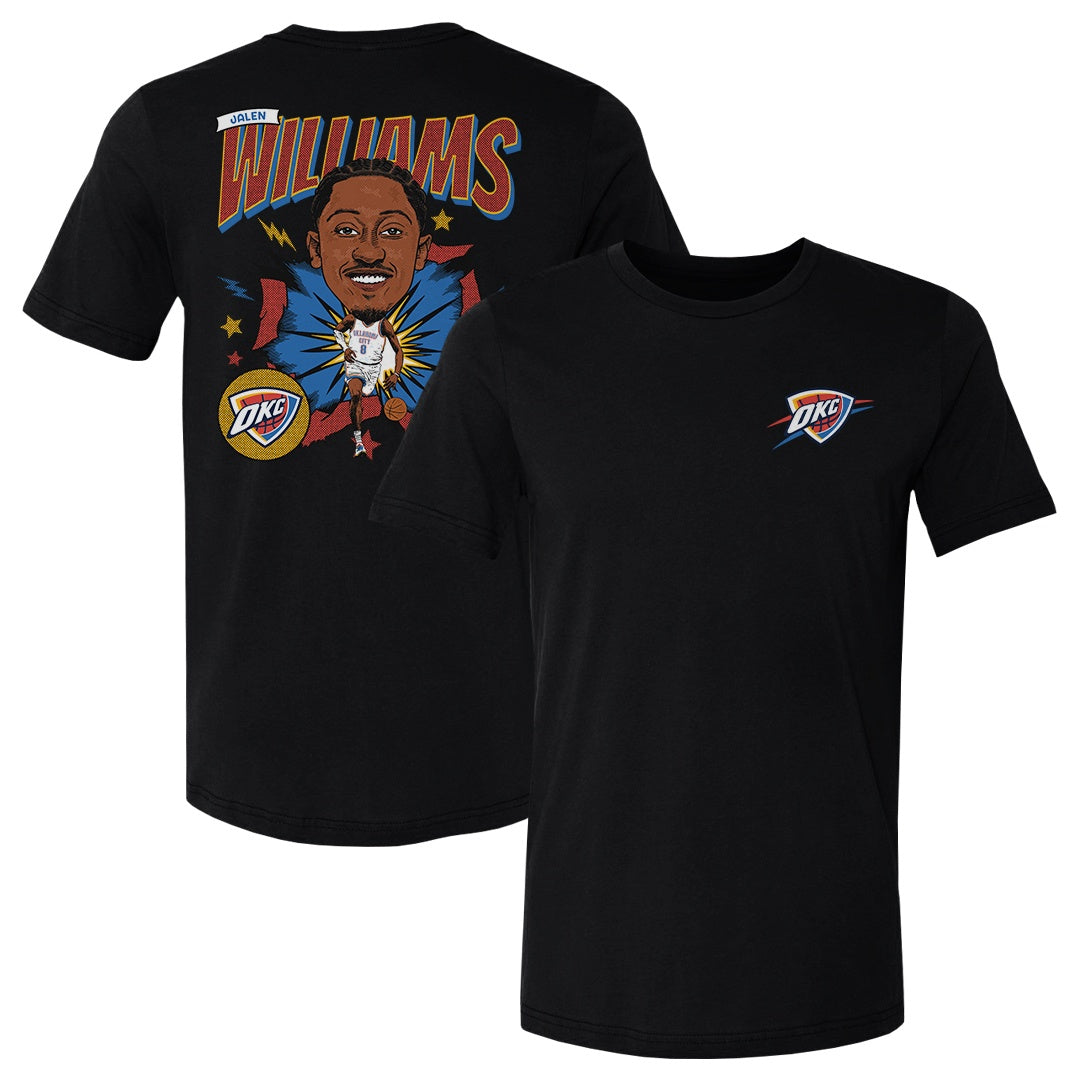 Jalen Williams Oklahoma City Thunder Caricature F&B WHT