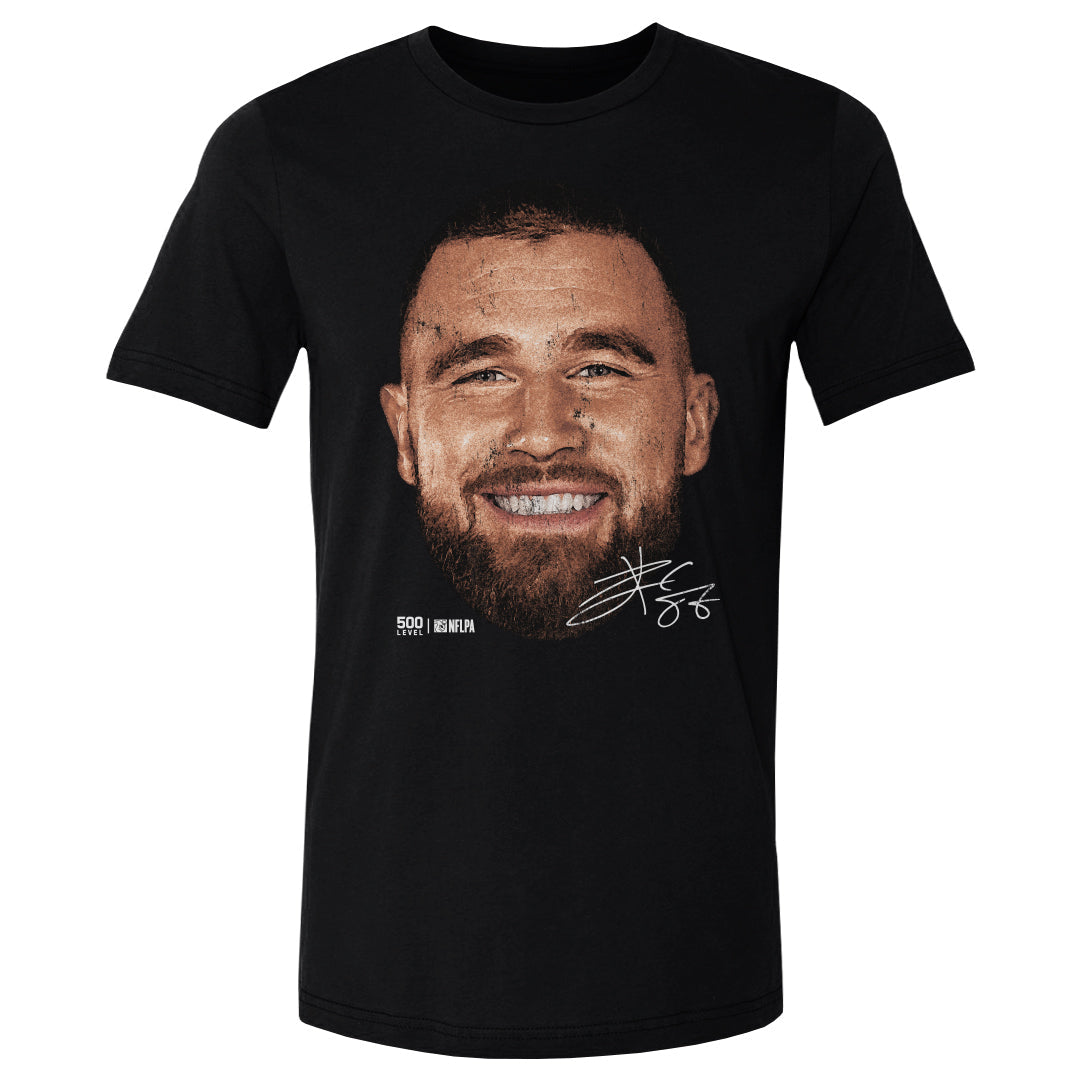 Travis Kelce Kansas City Vintage Head WHT