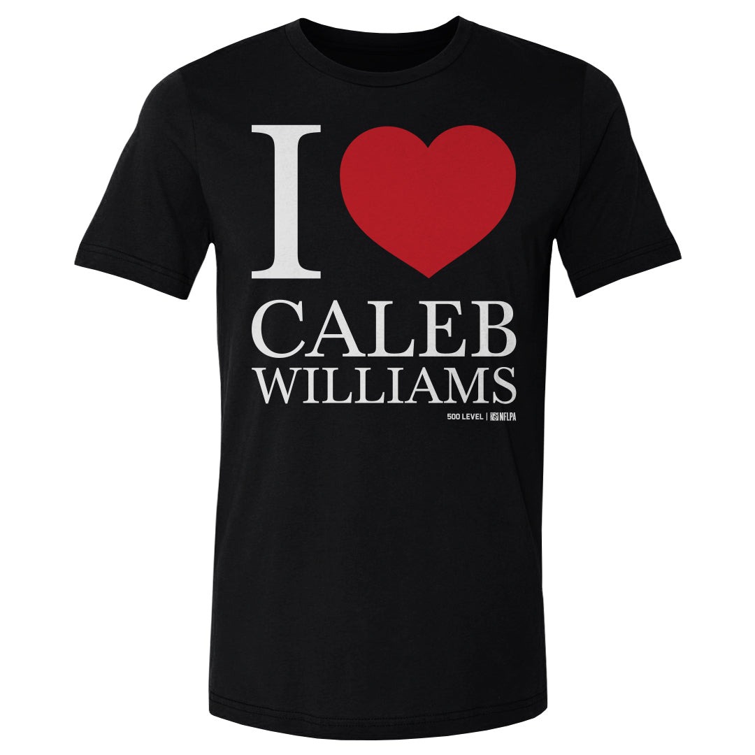 Caleb Williams Chicago I Love WHT