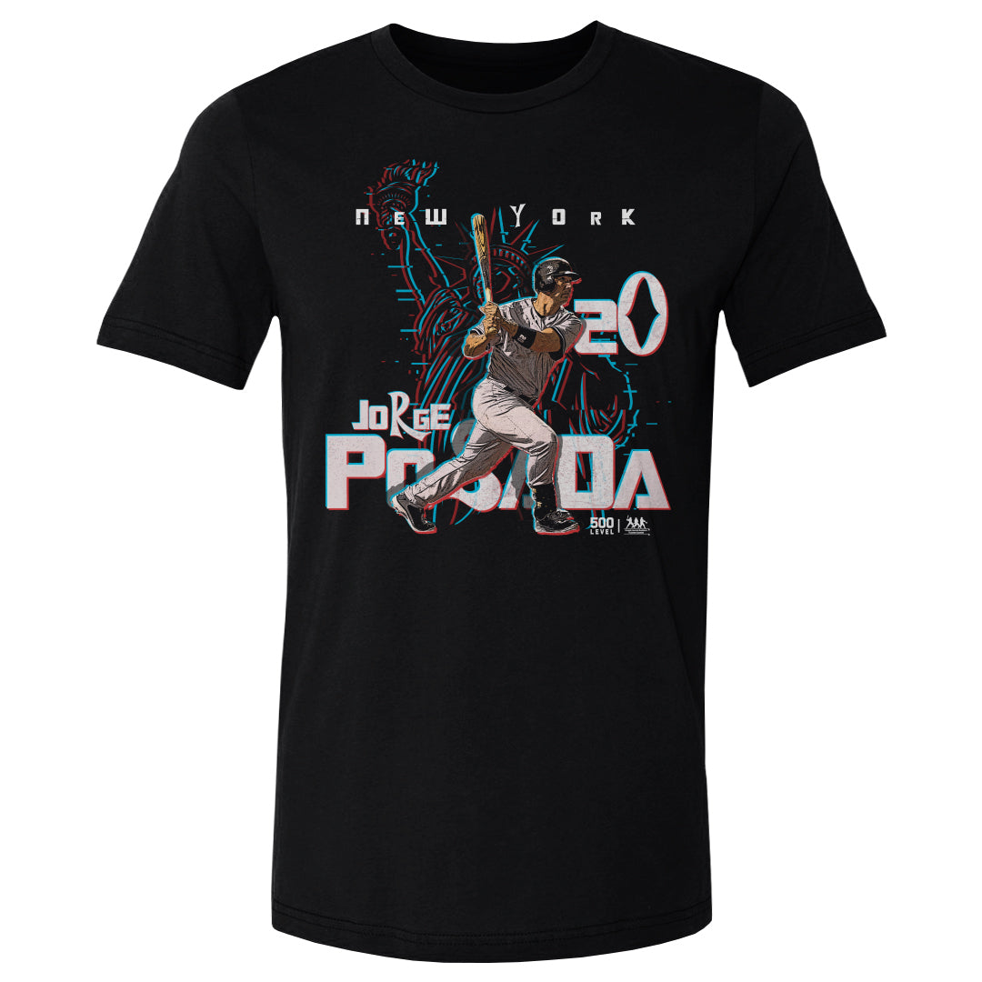 Jorge Posada New York Y 3D Graphic WHT