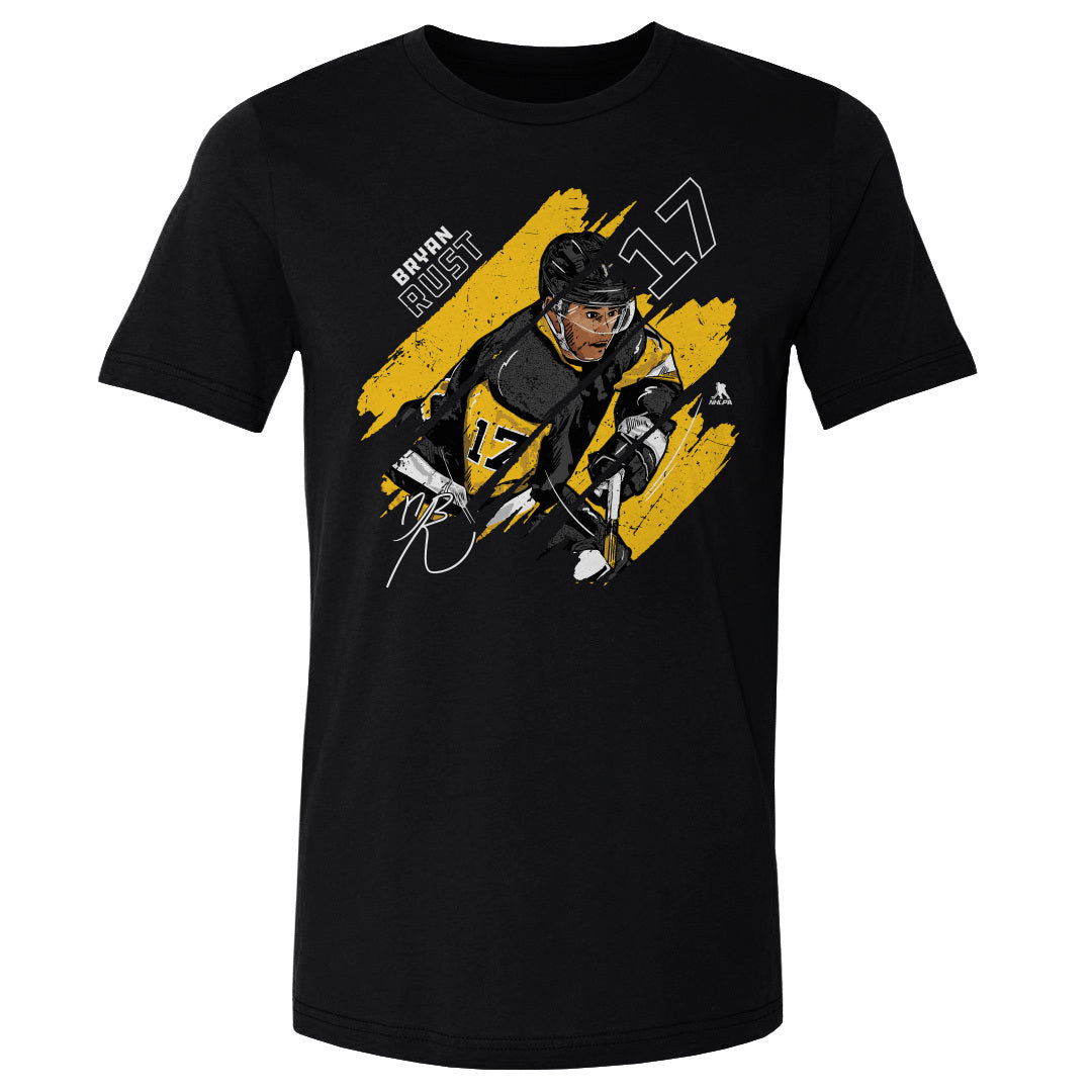 Bryan Rust Pittsburgh Stripes WHT