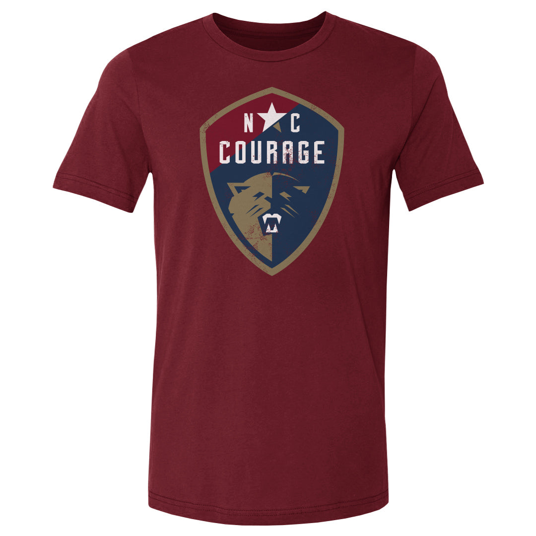 North Carolina Courage Vintage Primary Logo WHT
