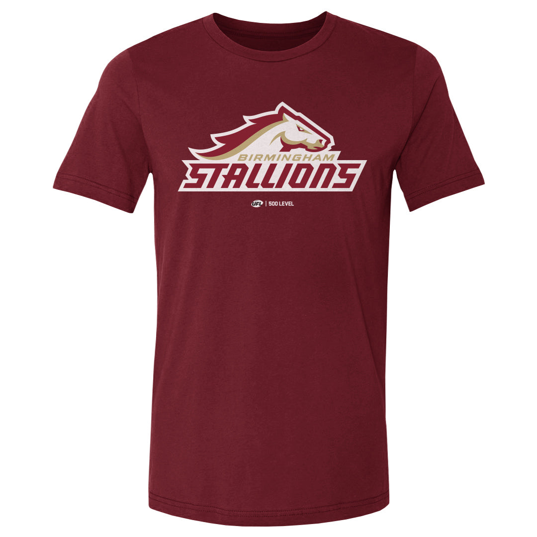 Birmingham Stallions Primary Logo WHT