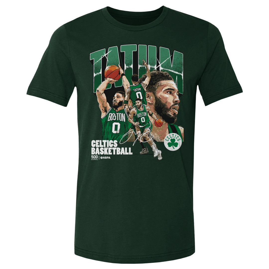 Jayson Tatum Boston Celtics Collage WHT