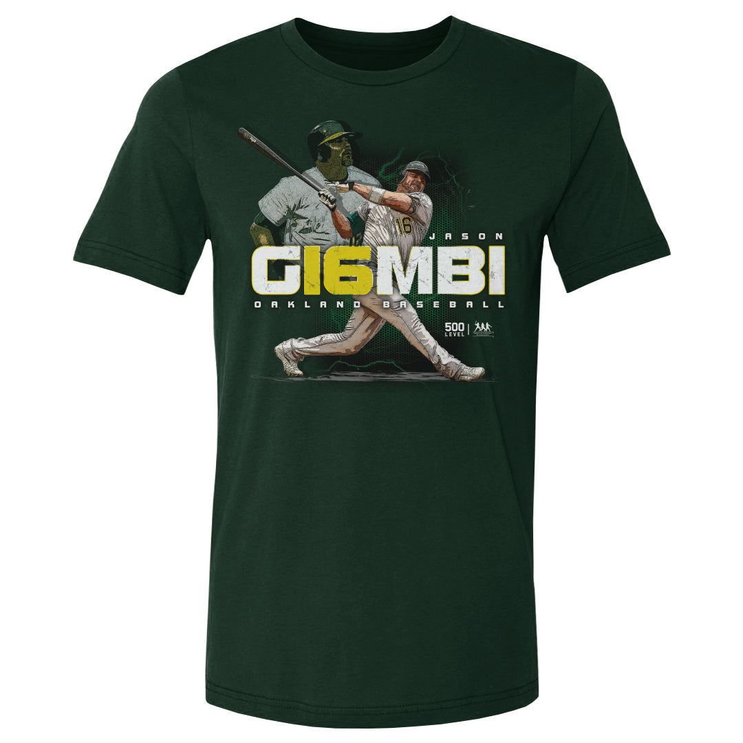 Jason Giambi Oakland Player Number WHT
