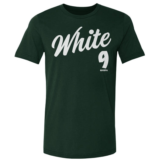 Derrick White Boston Script WHT Mens T Shirt 500 Level Officially Licensed Fan Gear