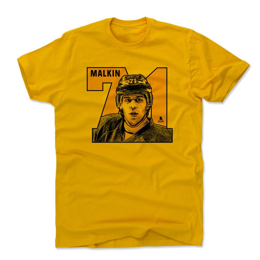 Evgeni Malkin Number Y Mens T Shirt 500 Level Officially Licensed Fan Gear