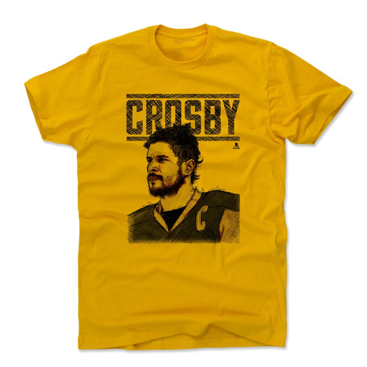 Sidney Crosby Sketch Stare K Mens T Shirt 500 Level Officially Licensed Fan Gear