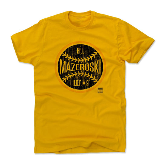 Bill Mazeroski Ball K Mens T Shirt 500 Level Officially Licensed Fan Gear