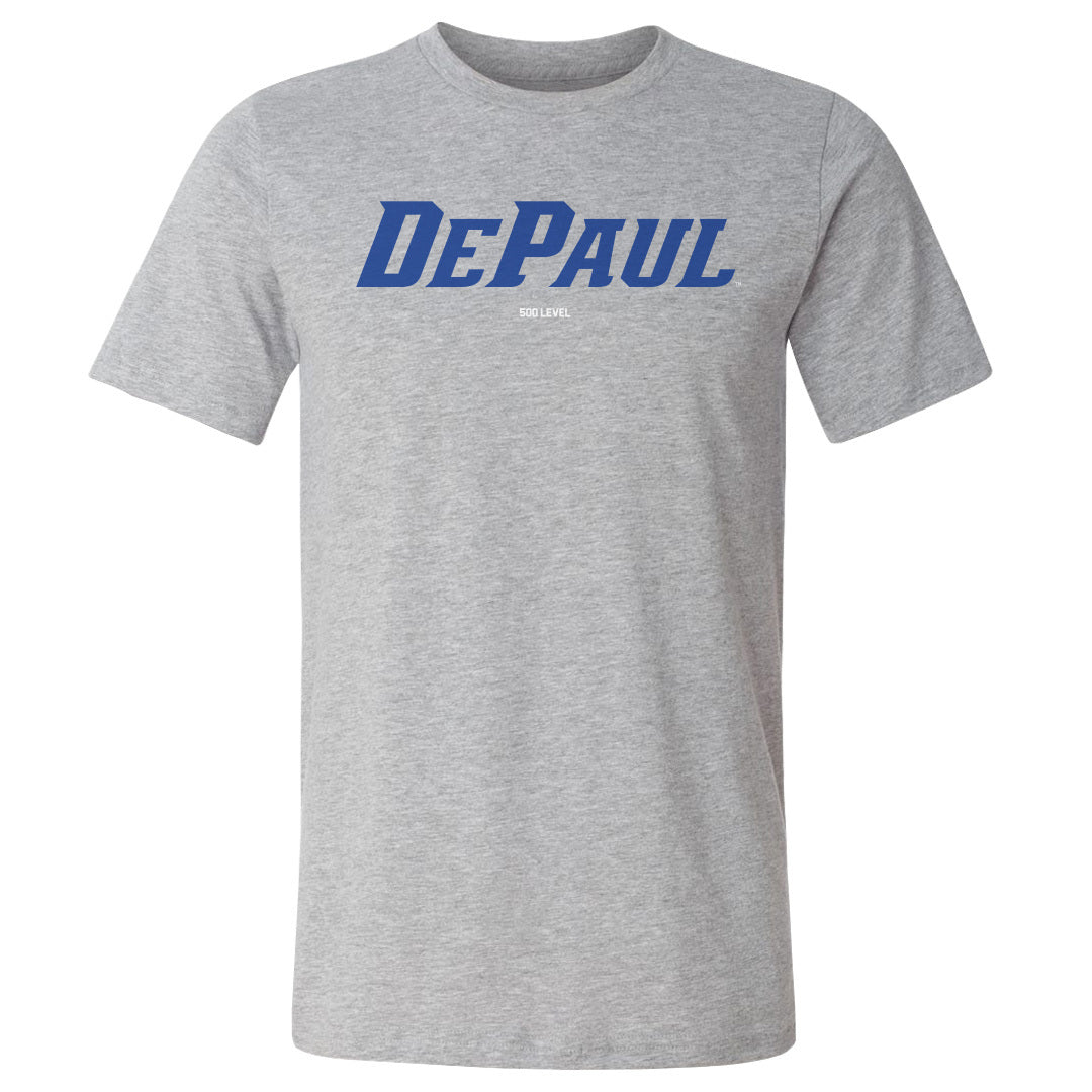 DePaul Blue Demons Wordmark Royal WHT