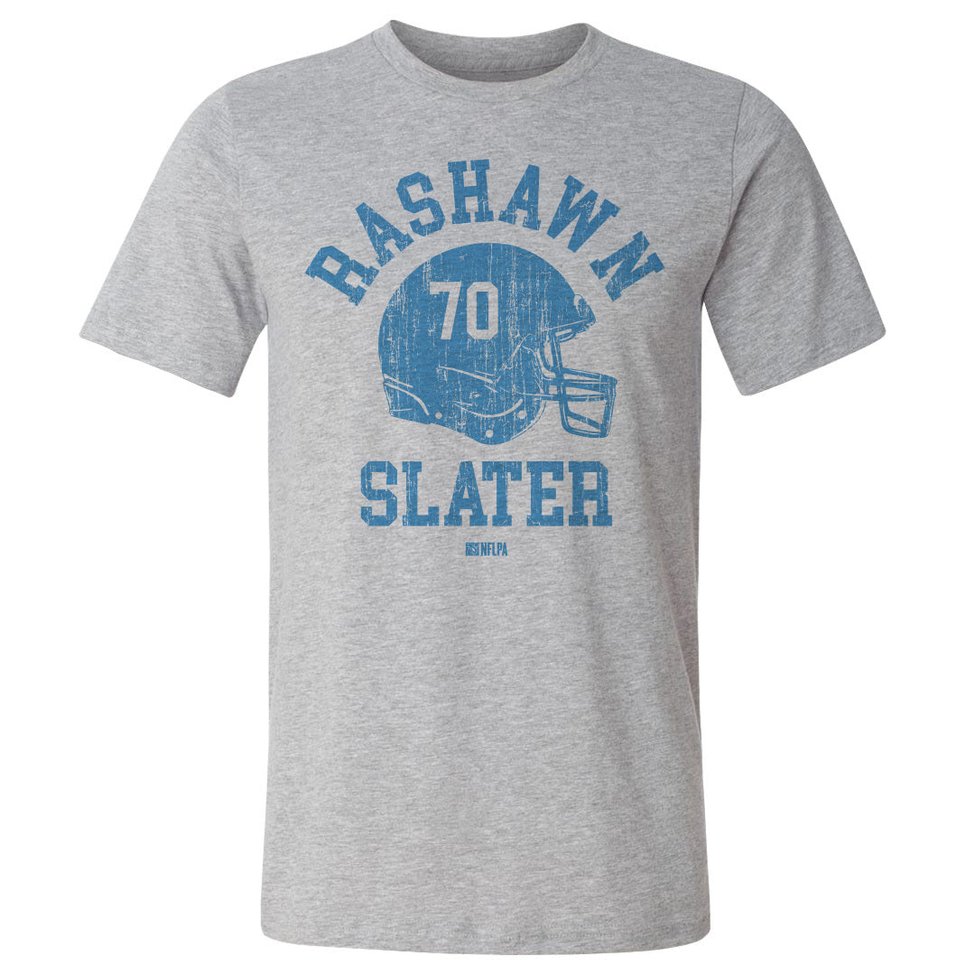 Rashawn Slater Los Angeles C Helmet Font