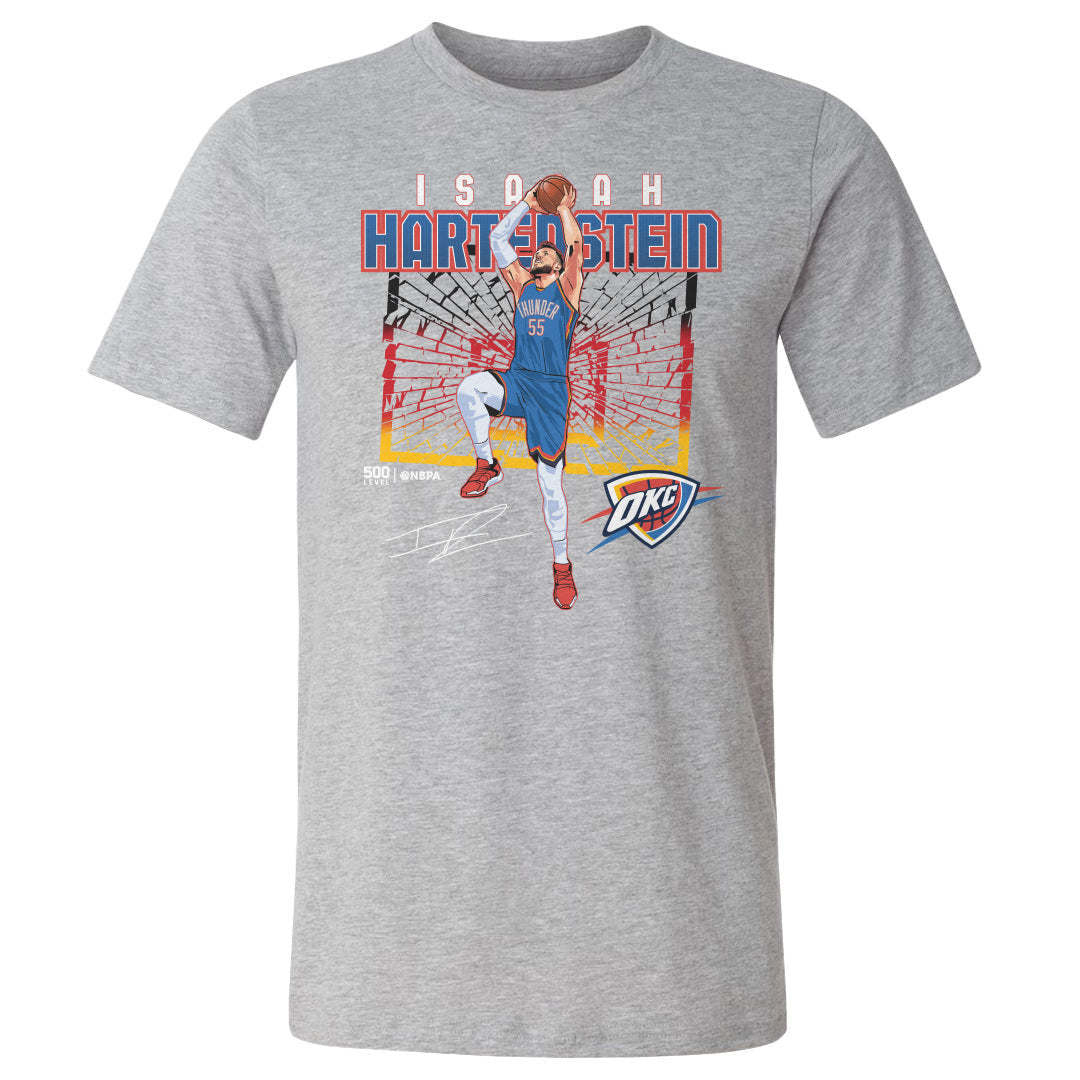 Isaiah Hartenstein Oklahoma City Thunder Shattered Flag WHT
