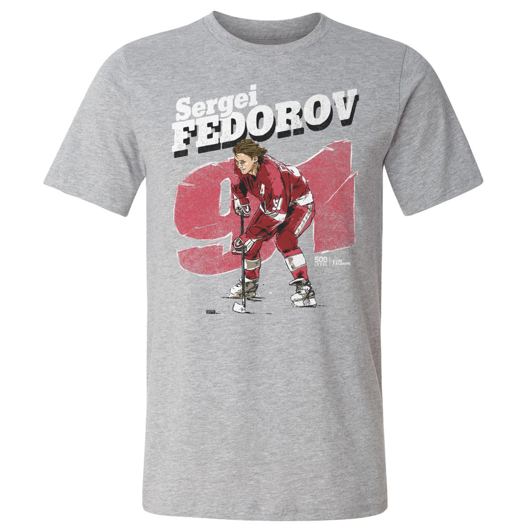 Sergei Fedorov Detroit Retro WHT