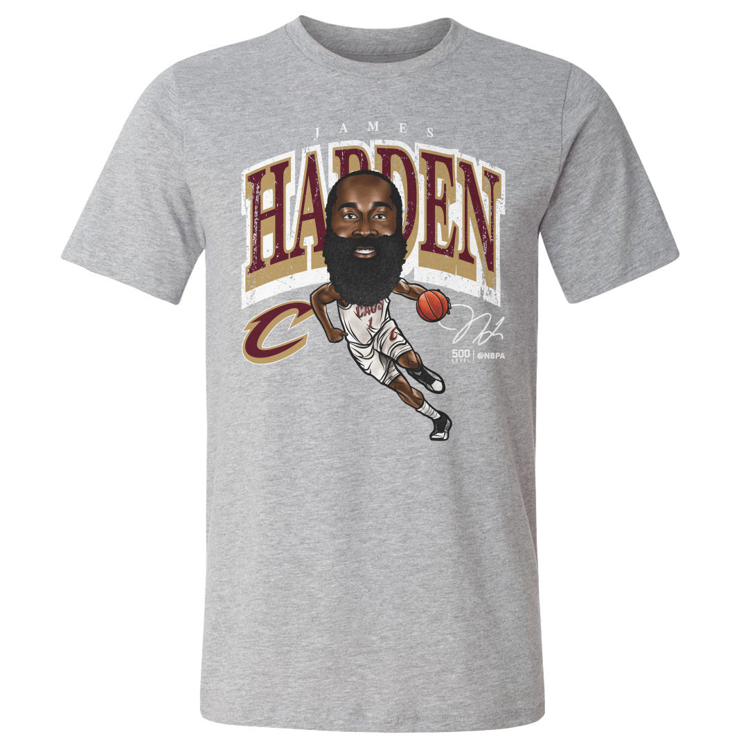 James Harden Cleveland Cavaliers Cartoon WHT