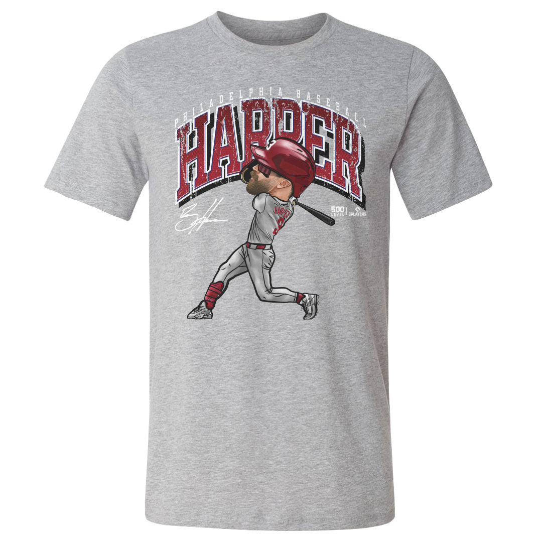 Bryce Harper Philadelphia Cartoon WHT