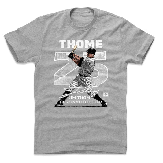 Jim Thome Throwback Number WHT Mens T Shirt 500 Level Officially Licensed Fan Gear