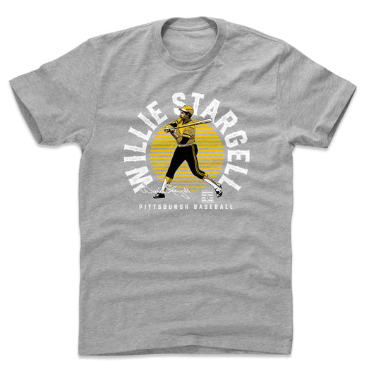 Willie Stargell Emblem WHT Mens T Shirt 500 Level Officially Licensed Fan Gear