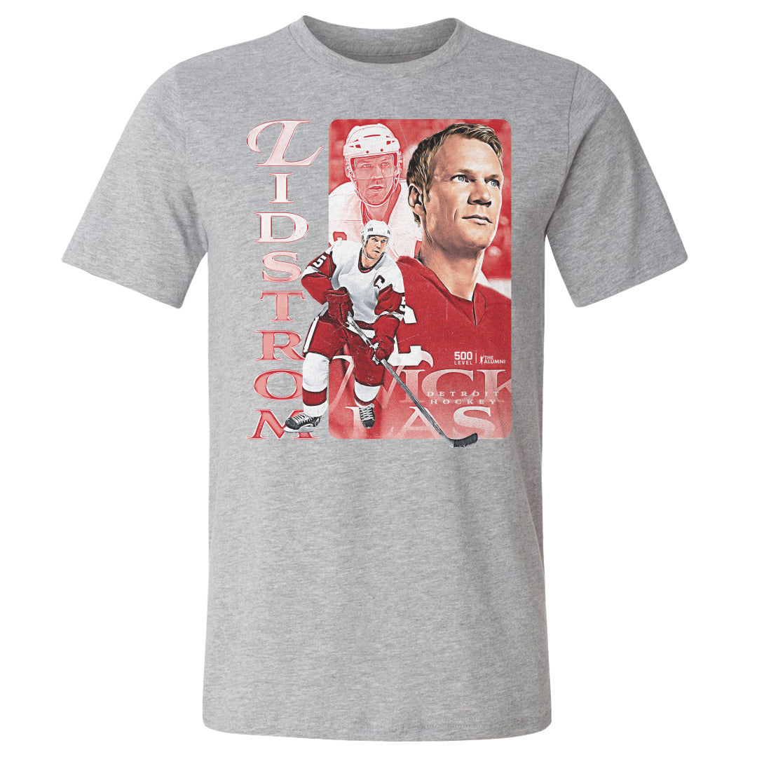 Nicklas Lidstrom Detroit Vintage WHT
