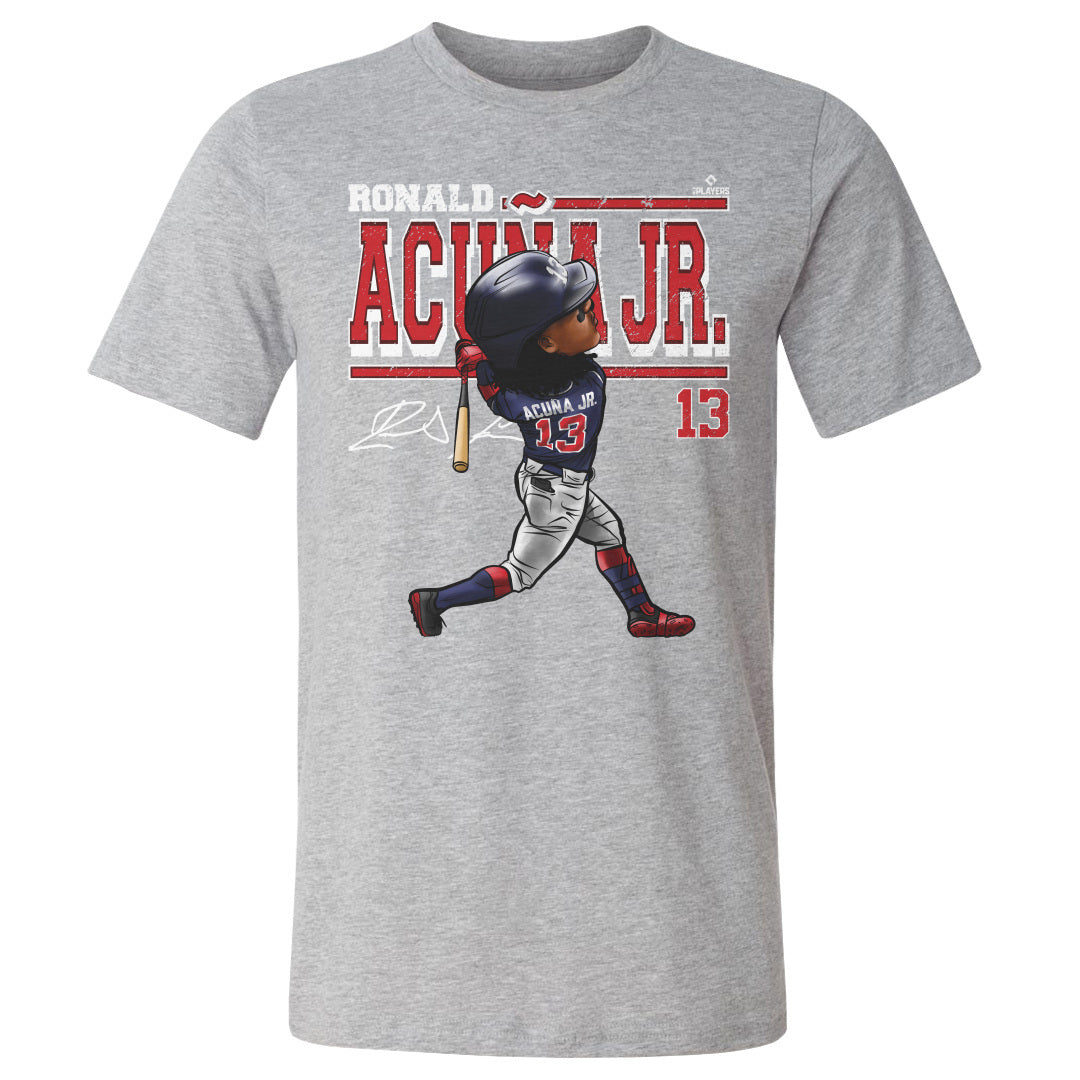 Ronald Acuna Jr. Cartoon WHT
