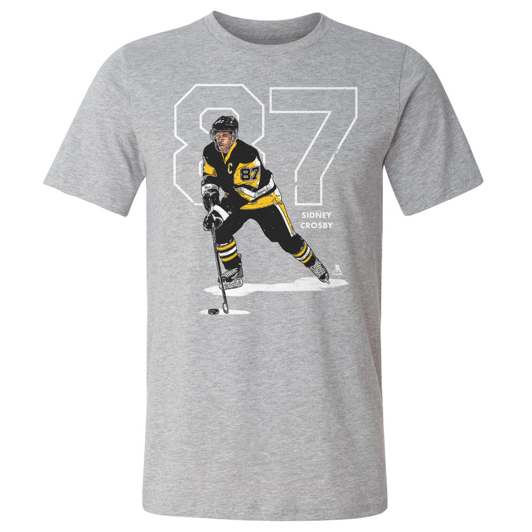 Sidney Crosby Outline W WHT
