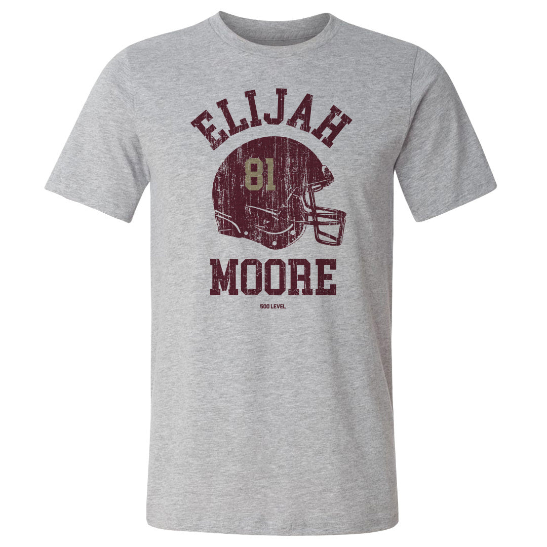Elijah Moore College Helmet Font