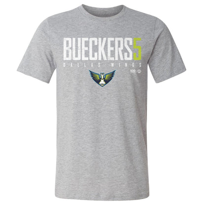 Paige Bueckers Dallas Wings Elite WHT Mens T Shirt 500 Level Officially Licensed Fan Gear