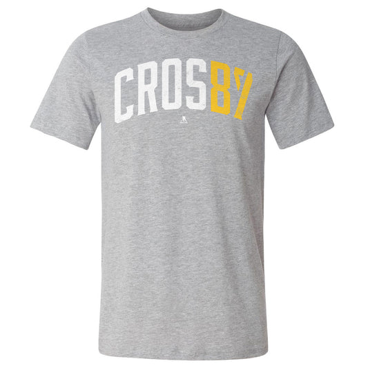 Sidney Crosby CROS87 W WHT Mens T Shirt 500 Level Officially Licensed Fan Gear