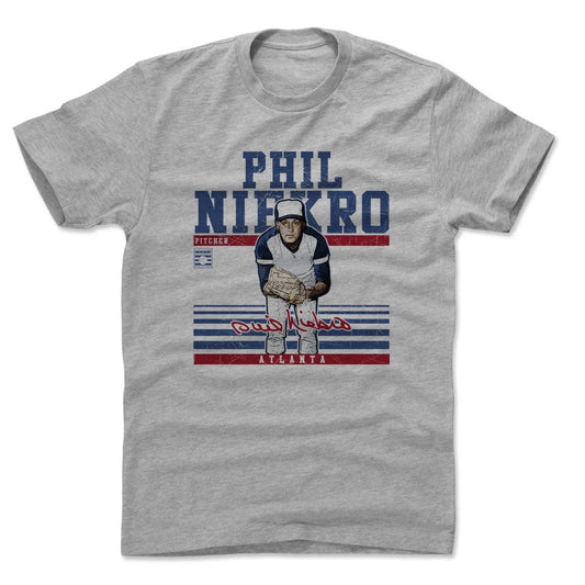 Phil Niekro Sport B Mens T Shirt 500 Level Officially Licensed Fan Gear