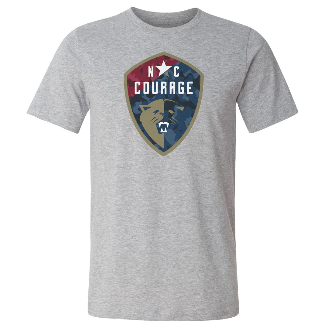 North Carolina Courage Camo Logo WHT