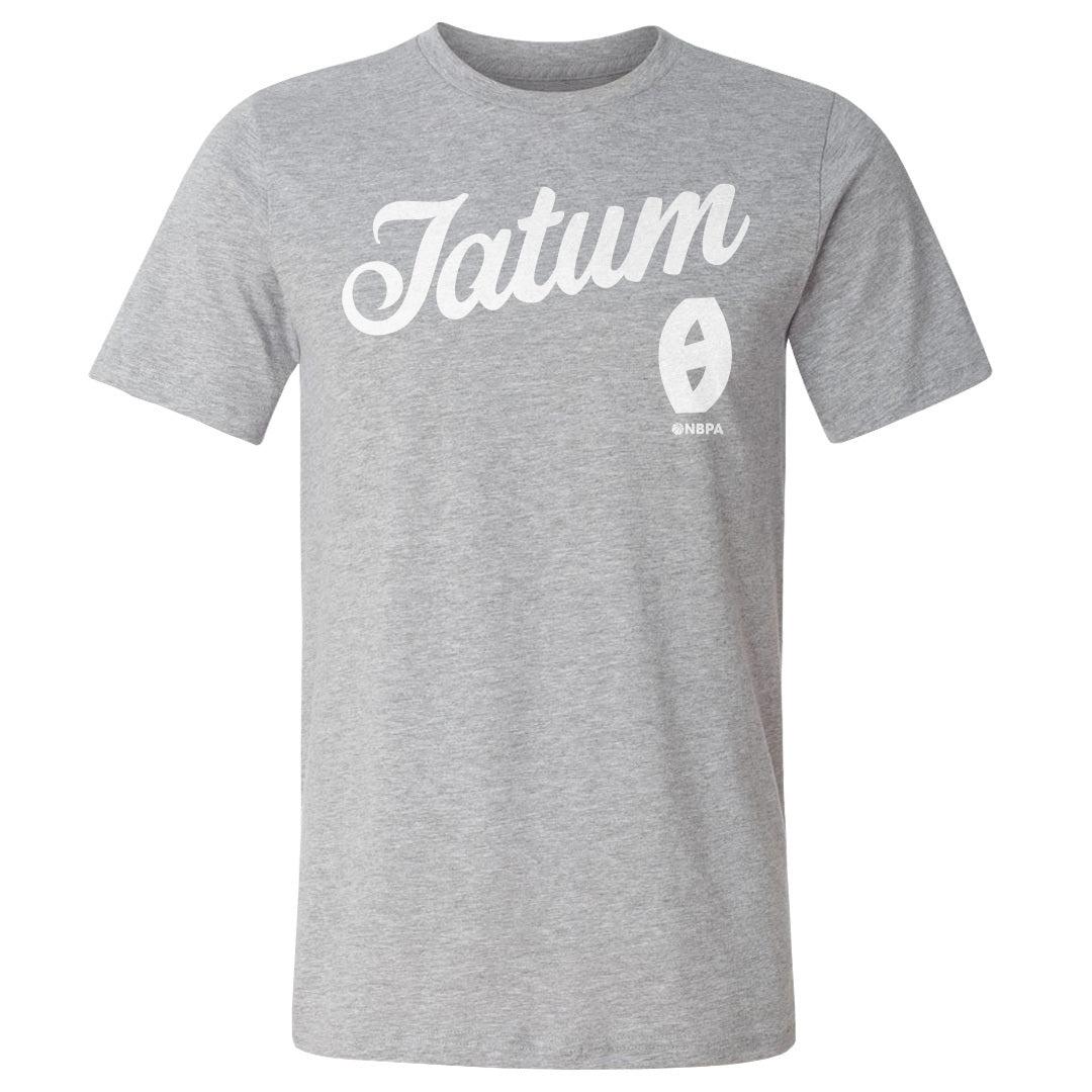 Jayson Tatum Boston Script WHT