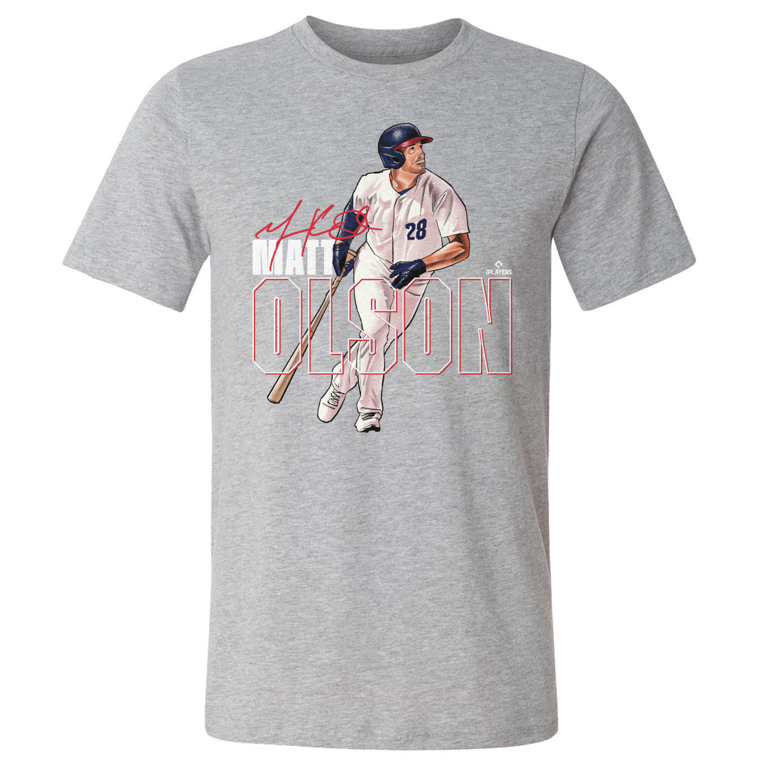 Matt Olson Atlanta Stance WHT