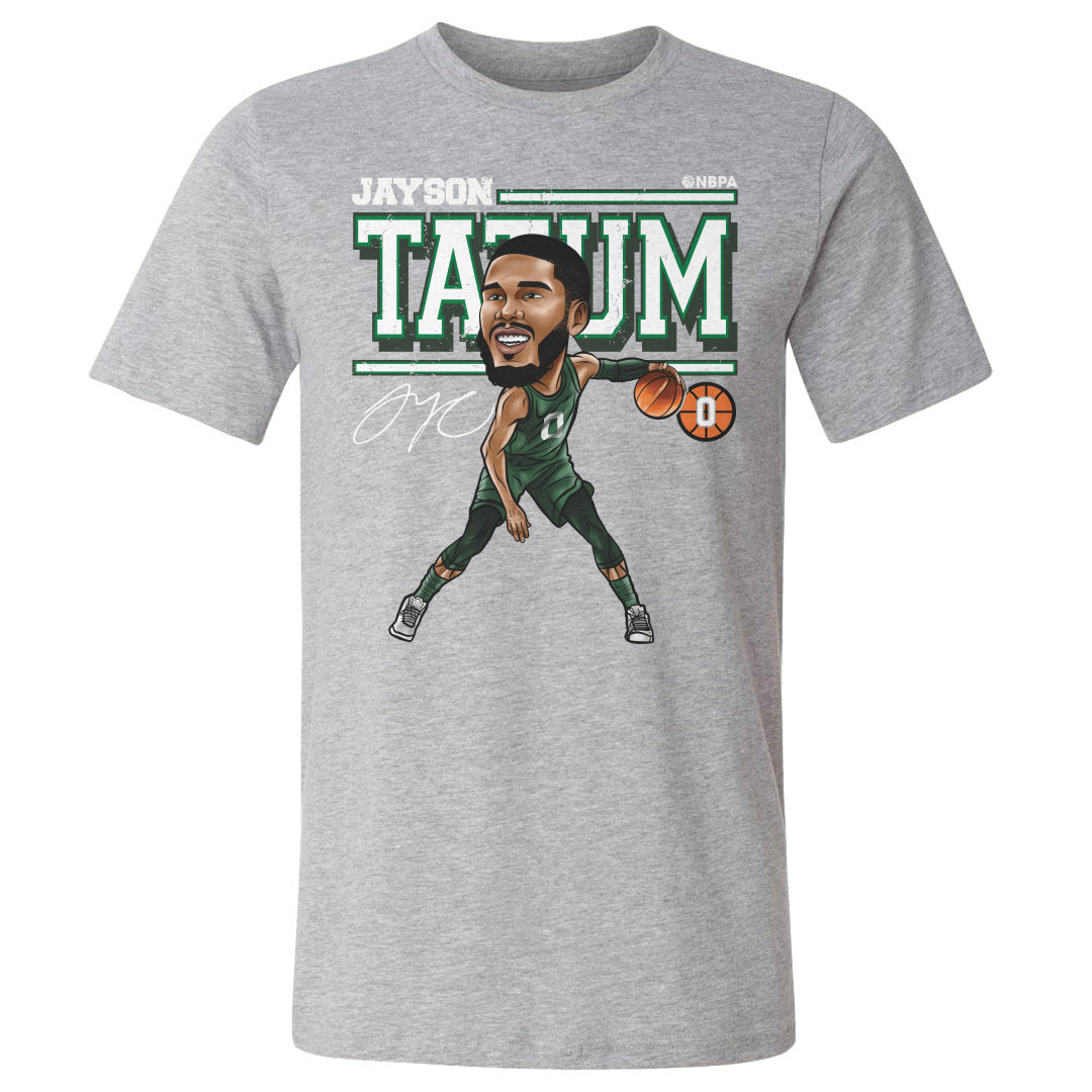 Jayson Tatum Cartoon WHT