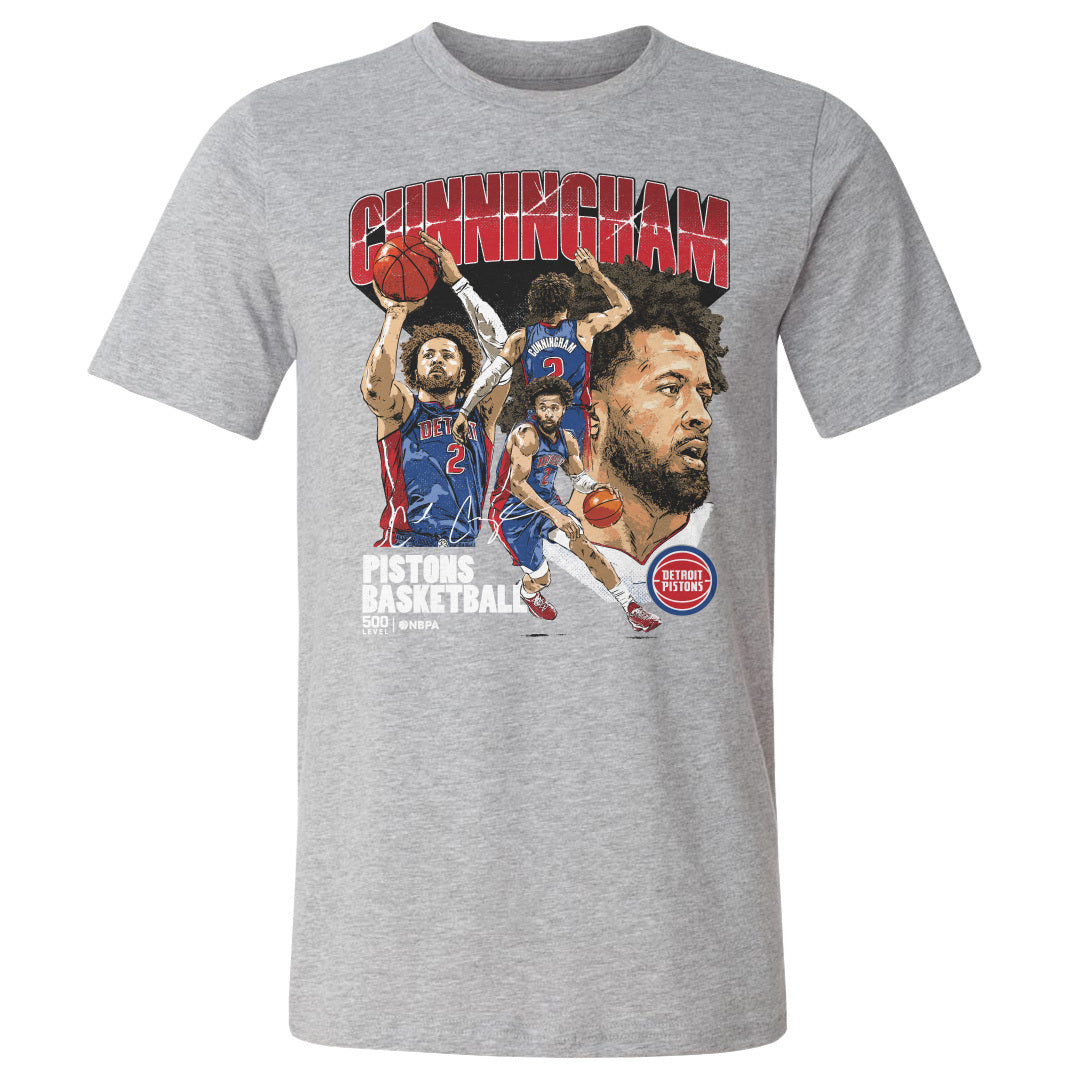 Cade Cunningham Detroit Pistons Collage WHT