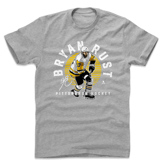 Bryan Rust Emblem Y WHT Mens T Shirt 500 Level Officially Licensed Fan Gear