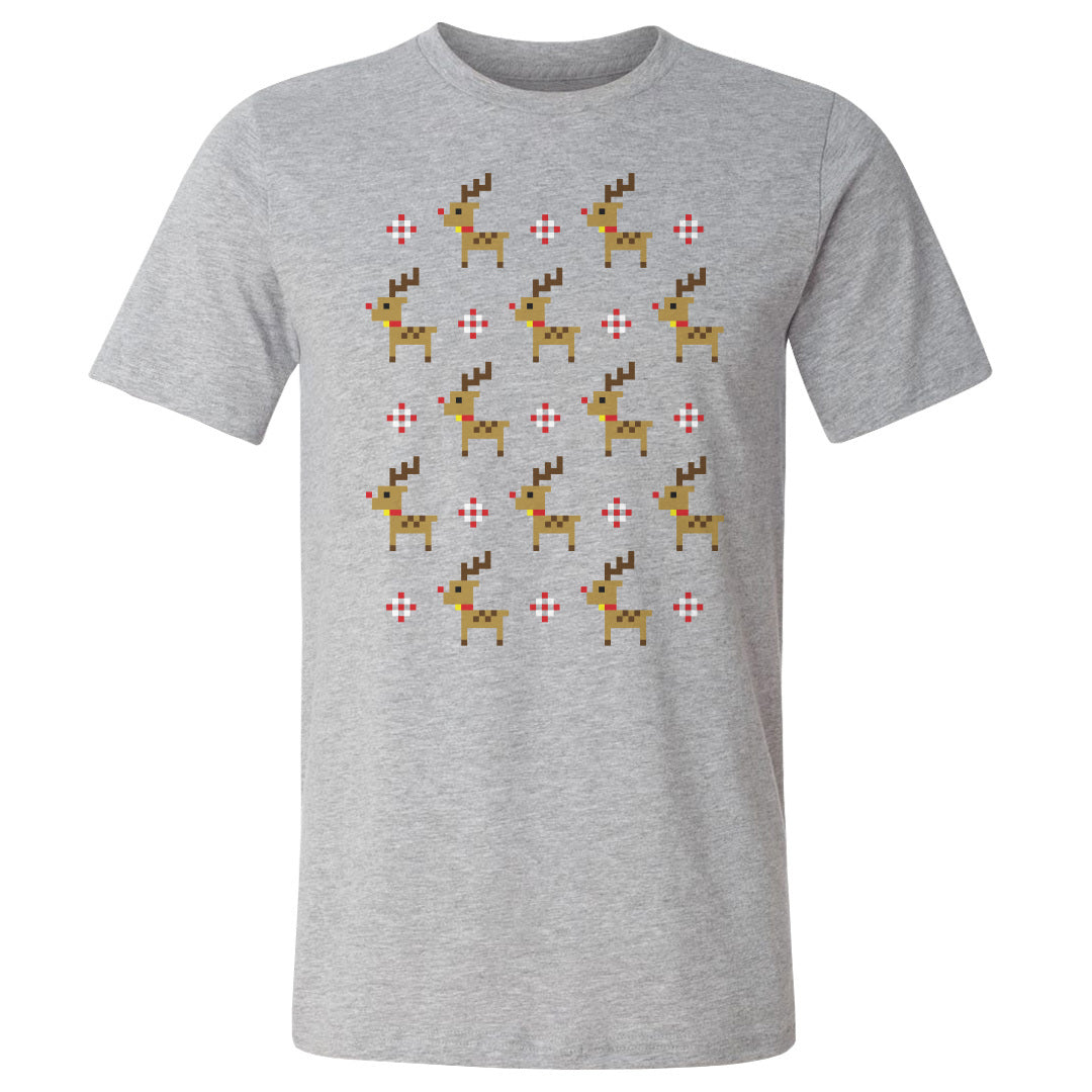 Christmas 8-bit Reindeer WHT