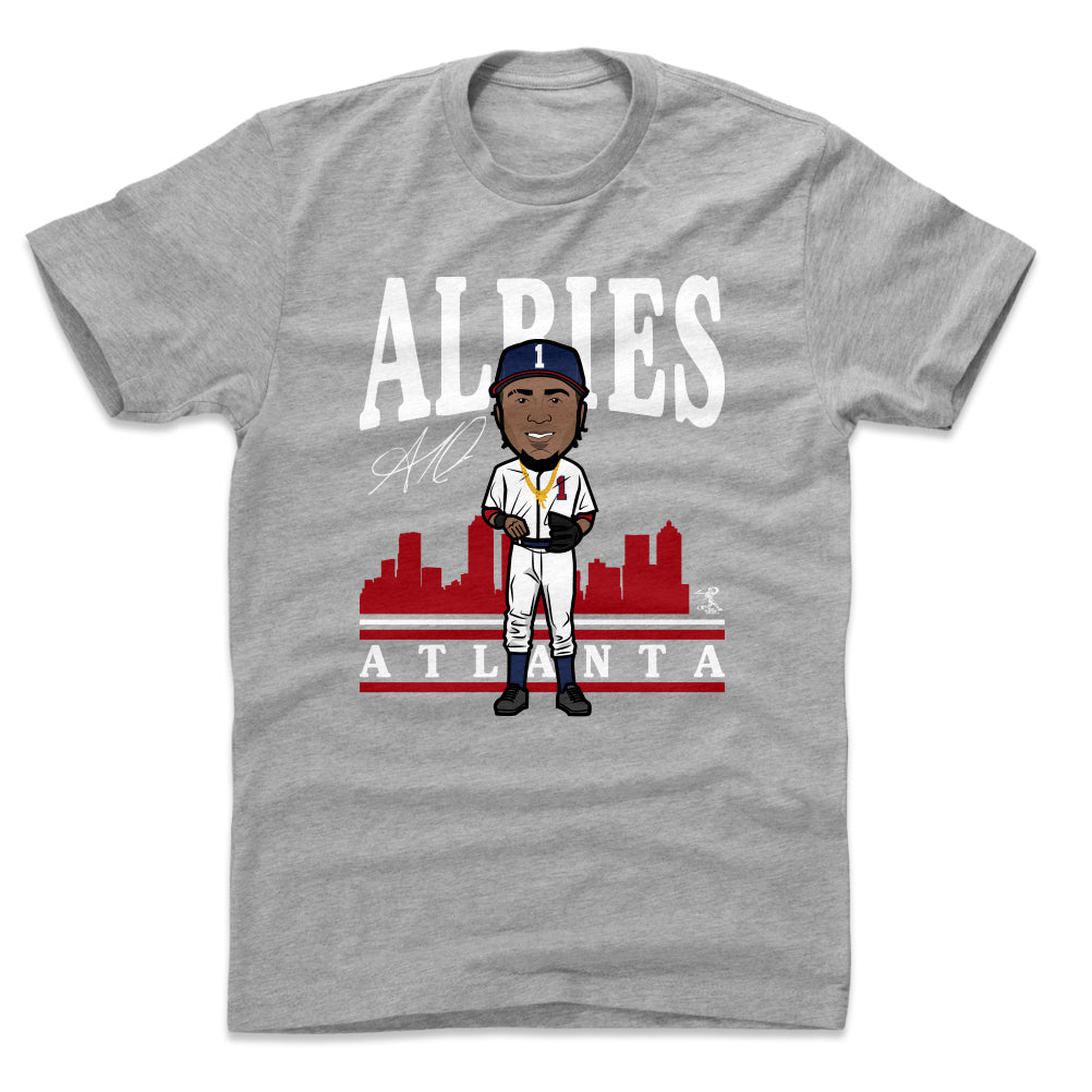 Ozzie Albies Toon R WHT