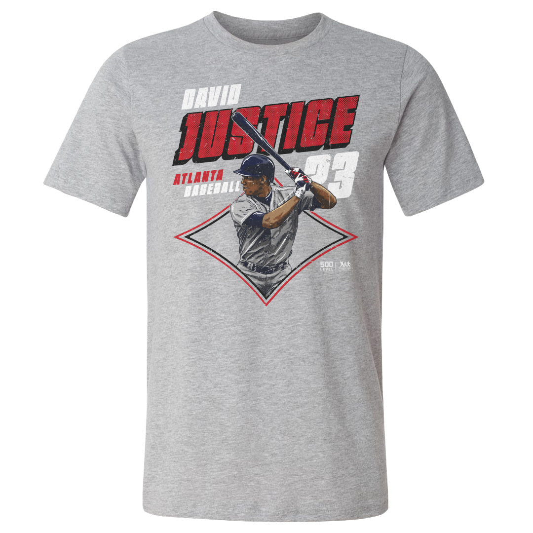 David Justice Atlanta Diamond WHT