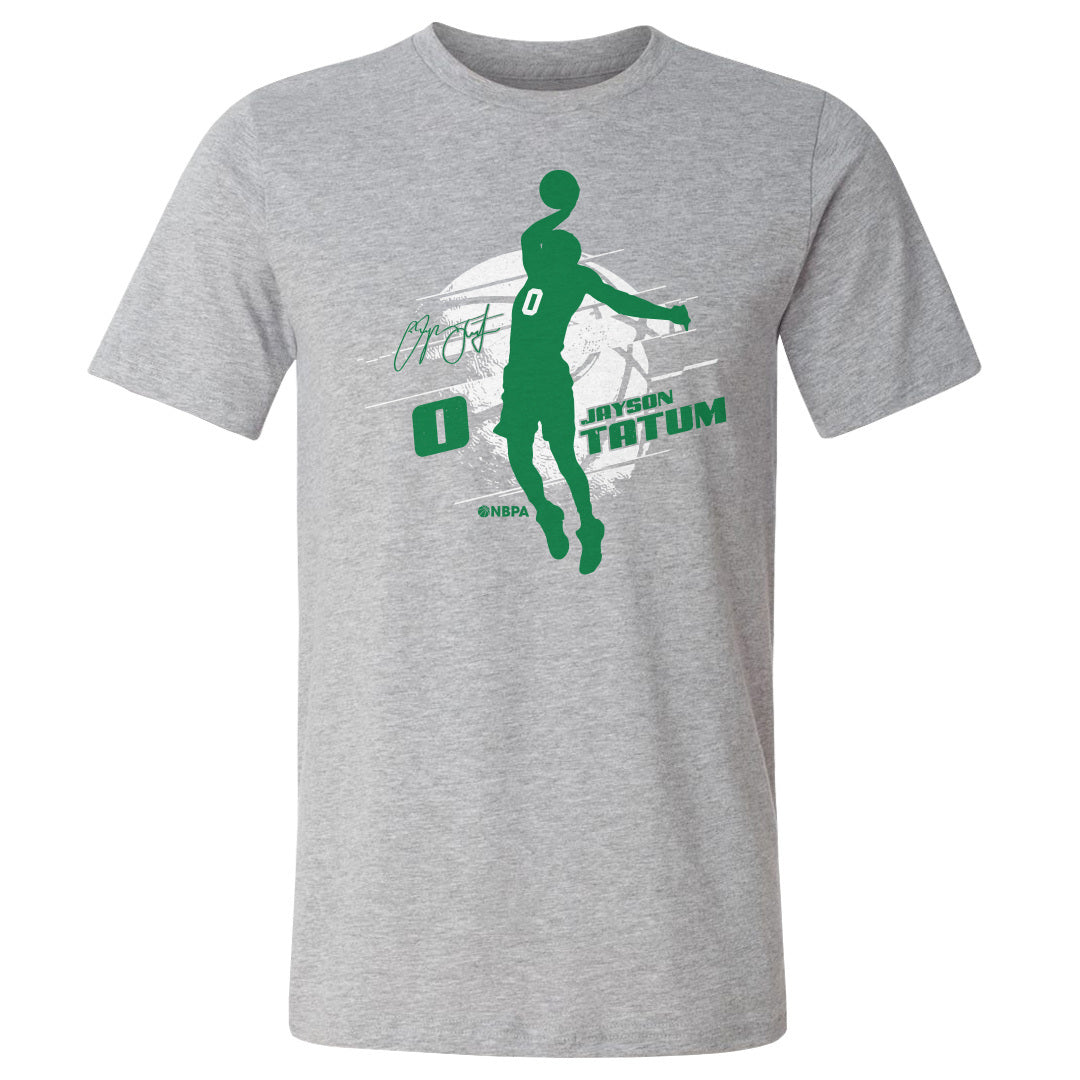 Jayson Tatum Boston Silhouette WHT