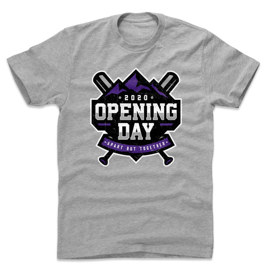 Colorado Baseball Opening Day WHT Mens T Shirt 500 Level Officially Licensed Fan Gear