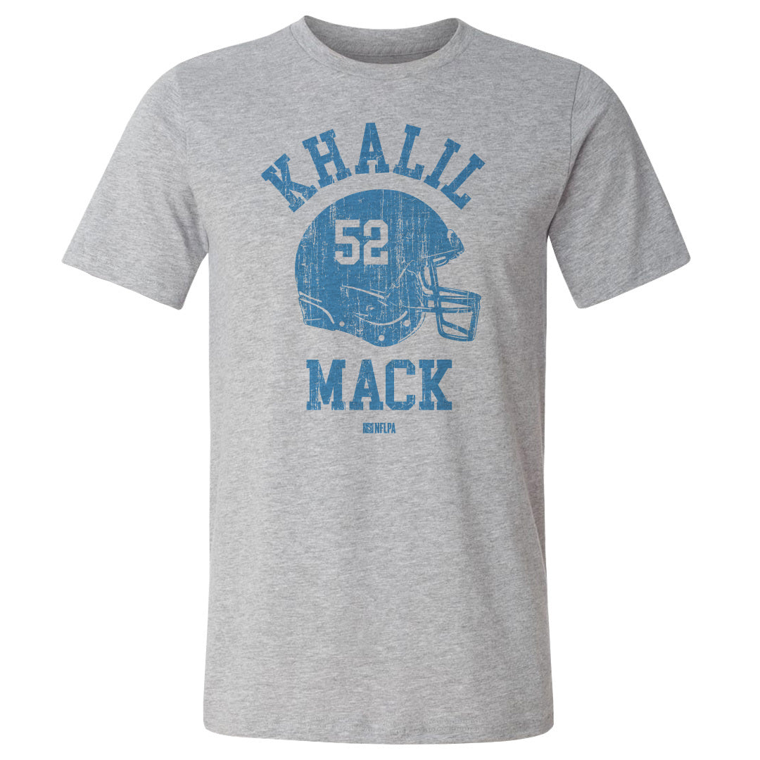Khalil Mack Los Angeles C Helmet Font