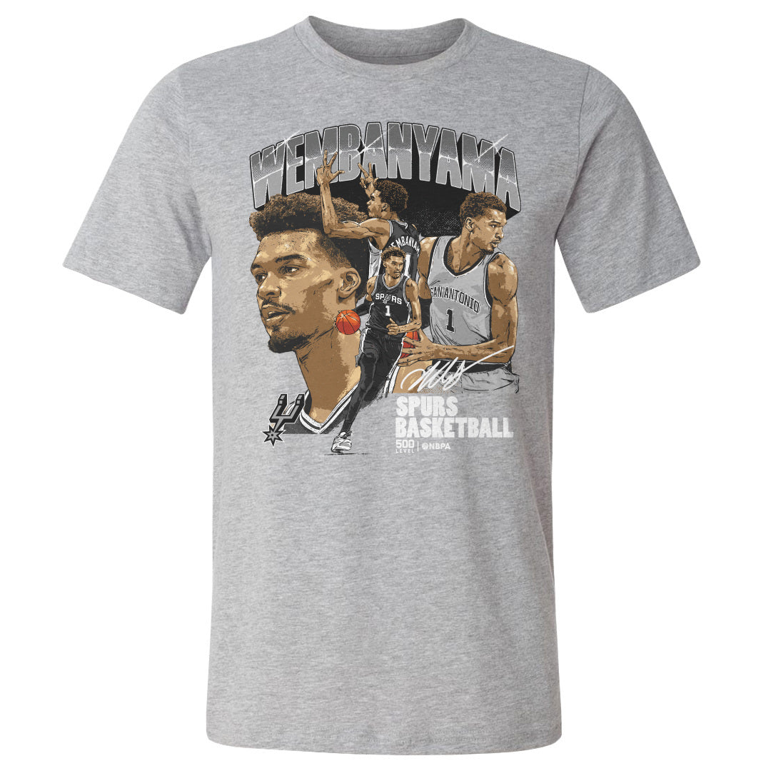 Victor Wembanyama San Antonio Spurs Collage WHT