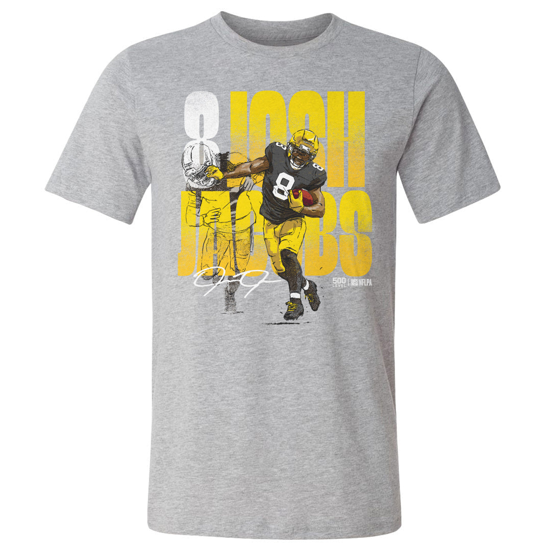 Josh Jacobs Green Bay Stiff Arm WHT