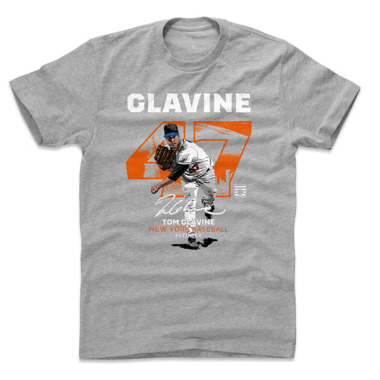 Tom Glavine Throwback Number WHT Mens T Shirt 500 Level Officially Licensed Fan Gear