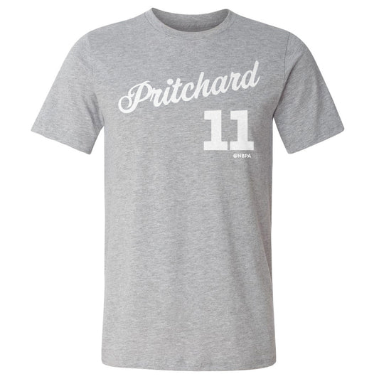 Payton Pritchard Boston Script WHT Mens T Shirt 500 Level Officially Licensed Fan Gear